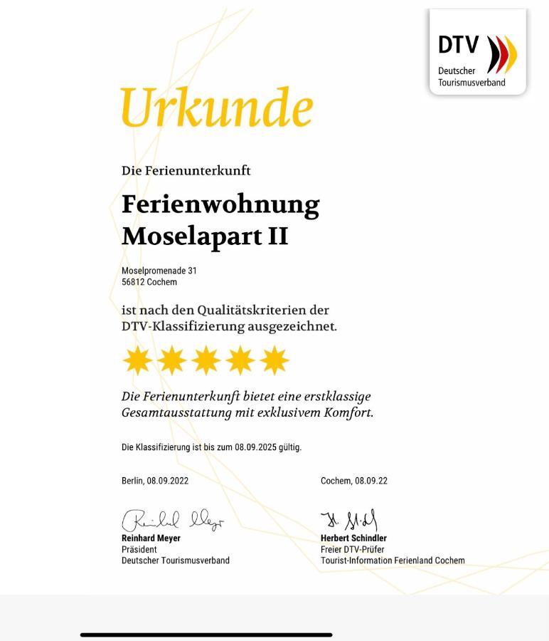 Moselapart Cochem Kültér fotó